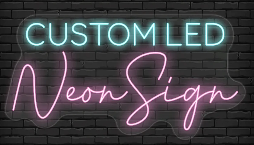custom led neon lights