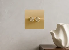 Smart Dimmer Brass 1 2 3 4 Gang: Combining Luxury Design with Intelligent Lighting Control