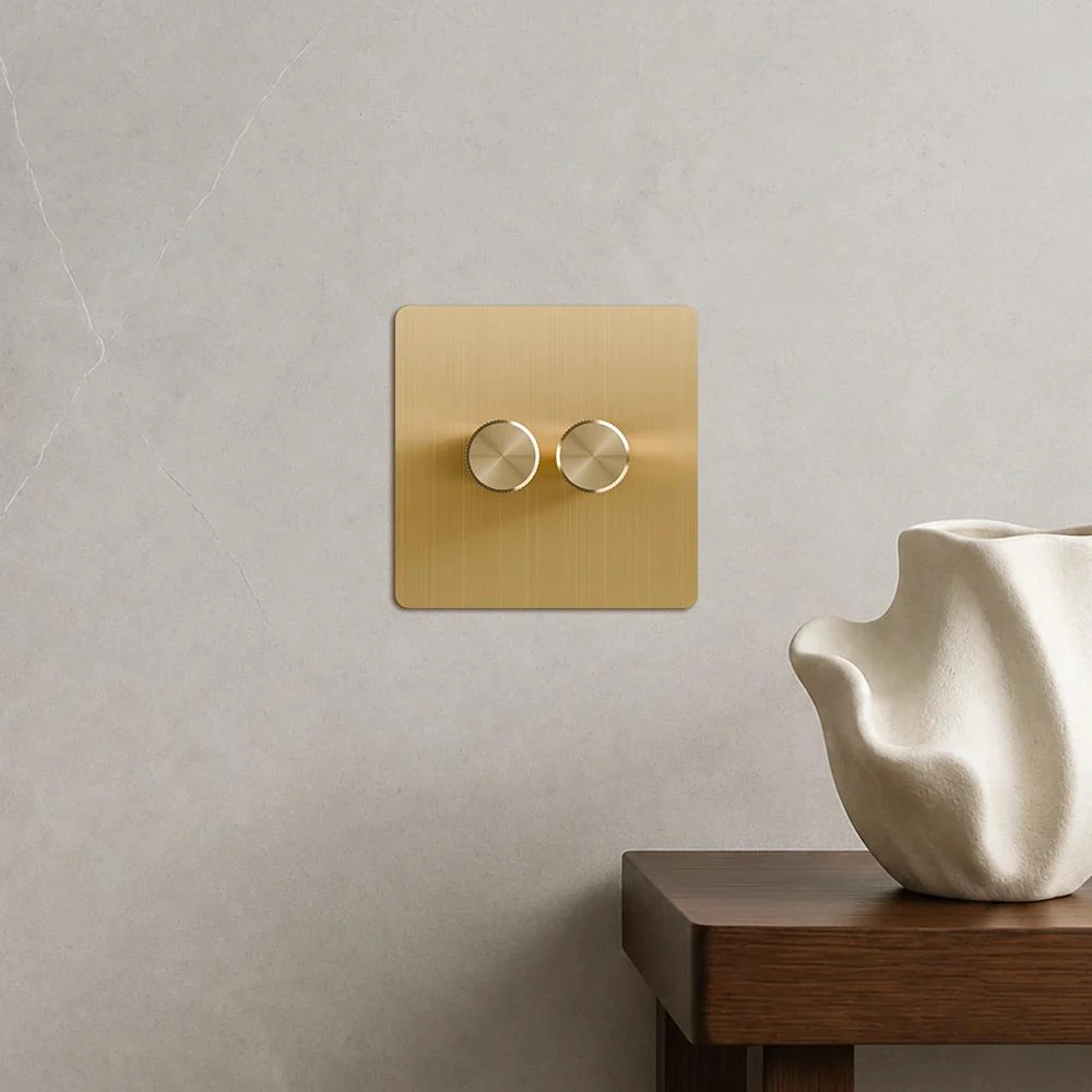 Smart Dimmer Brass 1 2 3 4 Gang